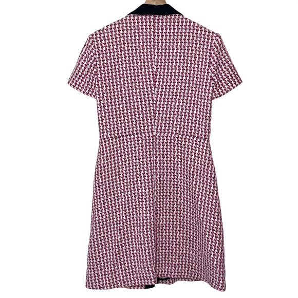 Maje Pink and Black Tweed Mini Dress 42 - Picture 3 of 12